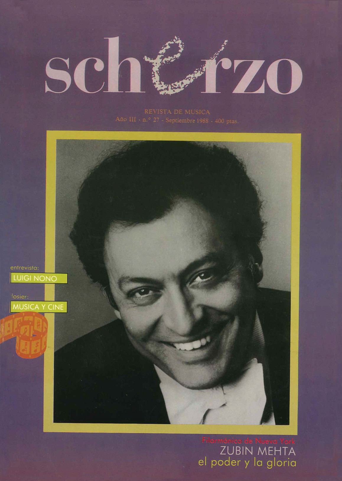 Scherzo: Revista - Septiembre 1988