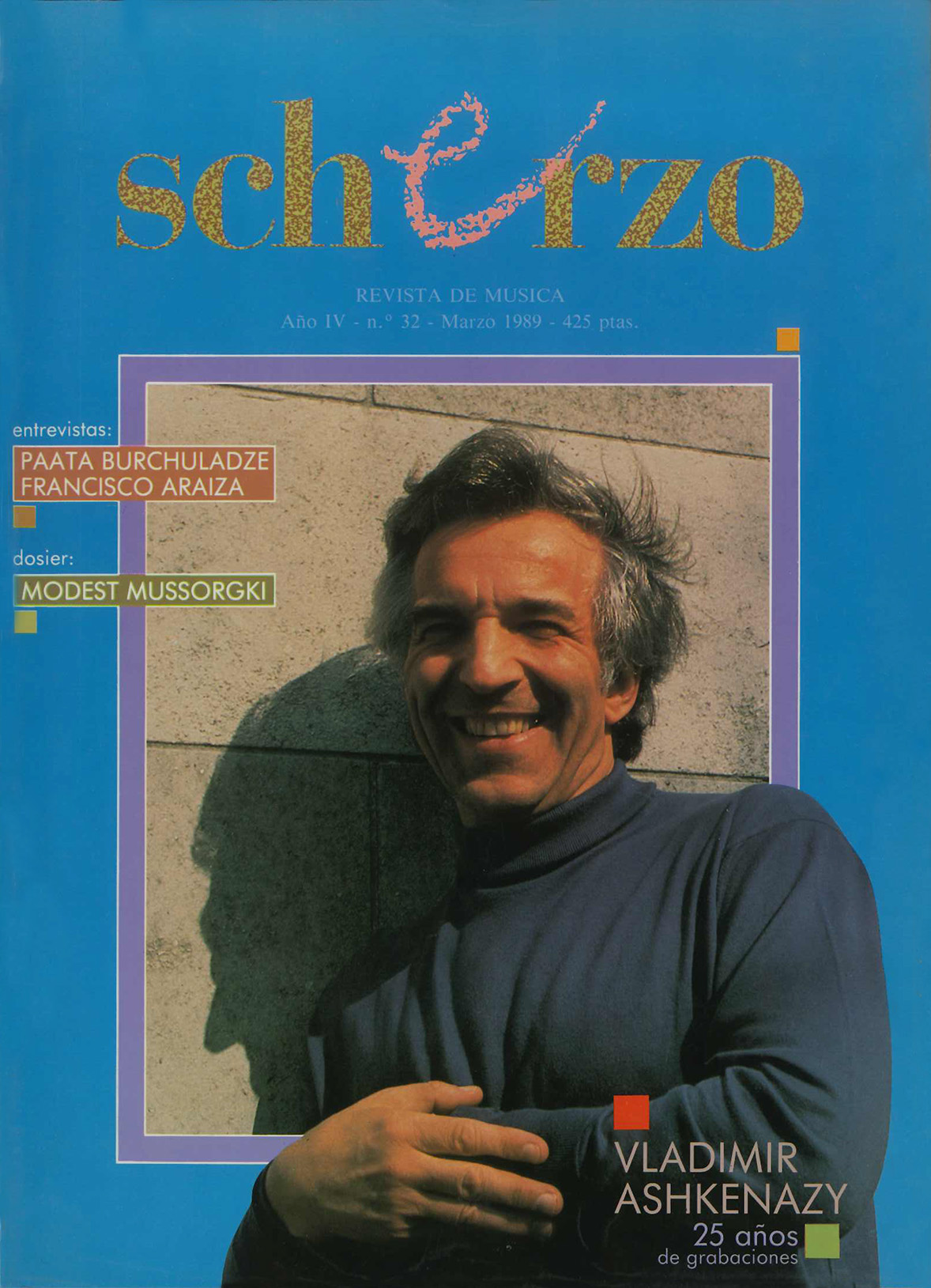Scherzo: Revista - Marzo 1989