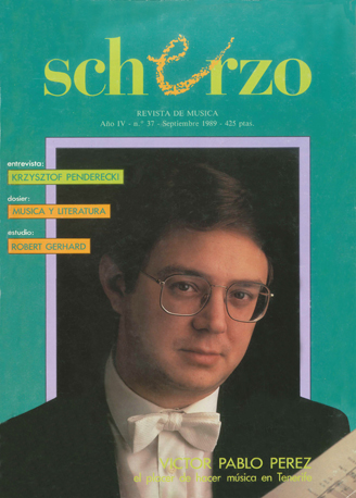 Scherzo: Revista - Septiembre 1989
