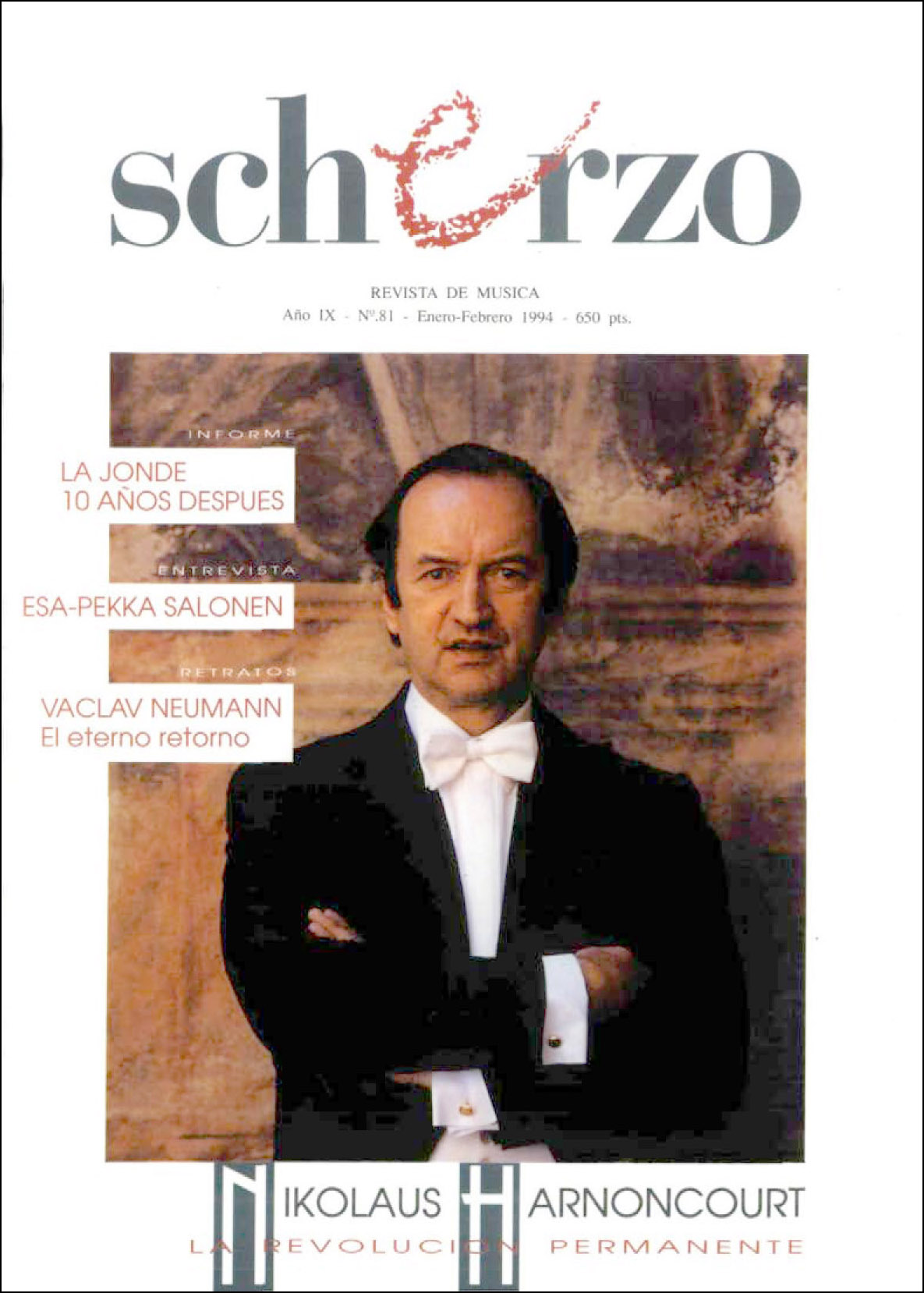 Scherzo: Revista - Enero – Febrero 1994