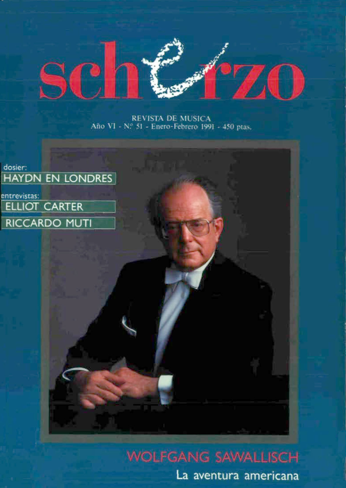 Scherzo: Revista - Enero – Febrero 1991