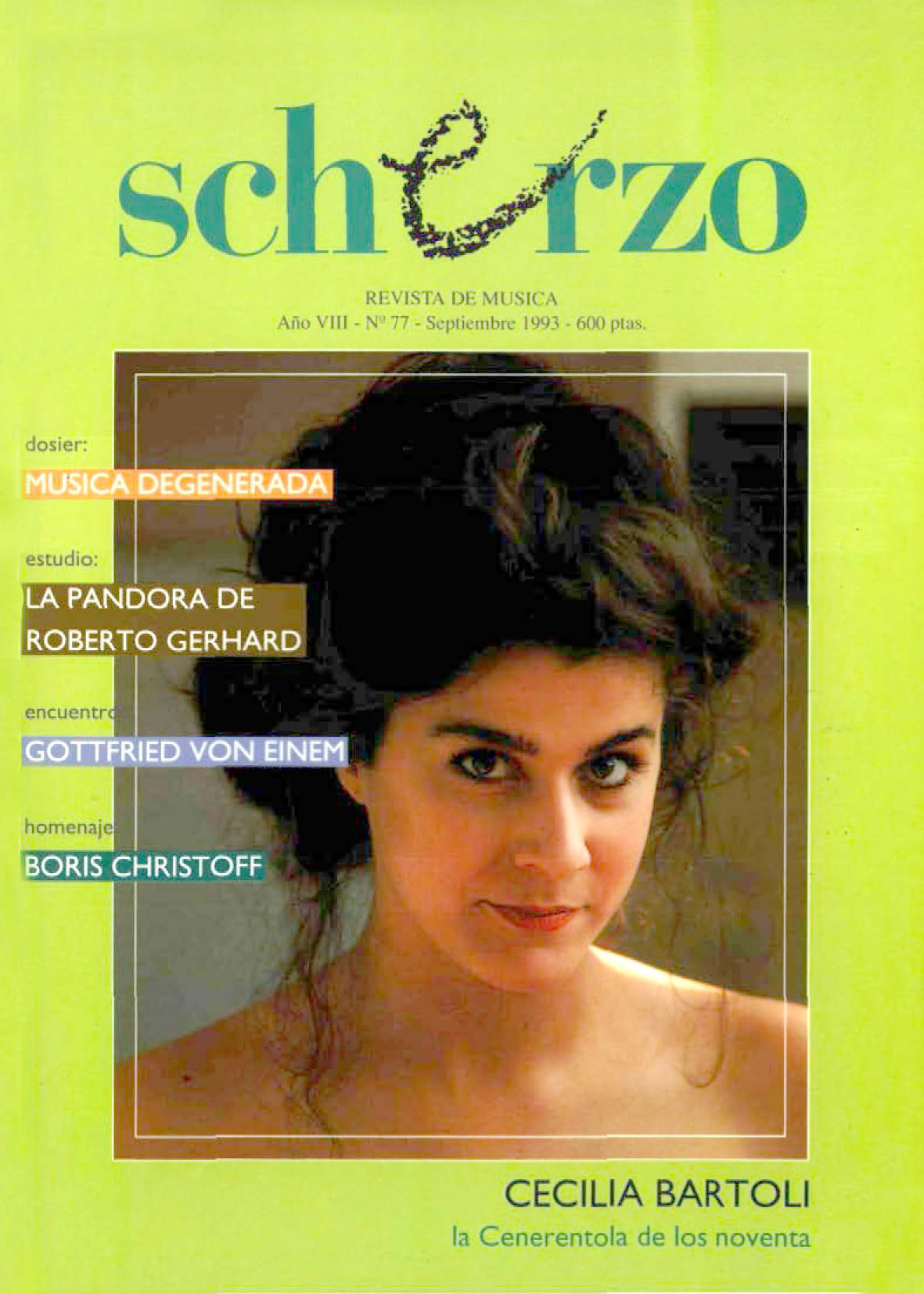 Scherzo: Revista - Septiembre 1993
