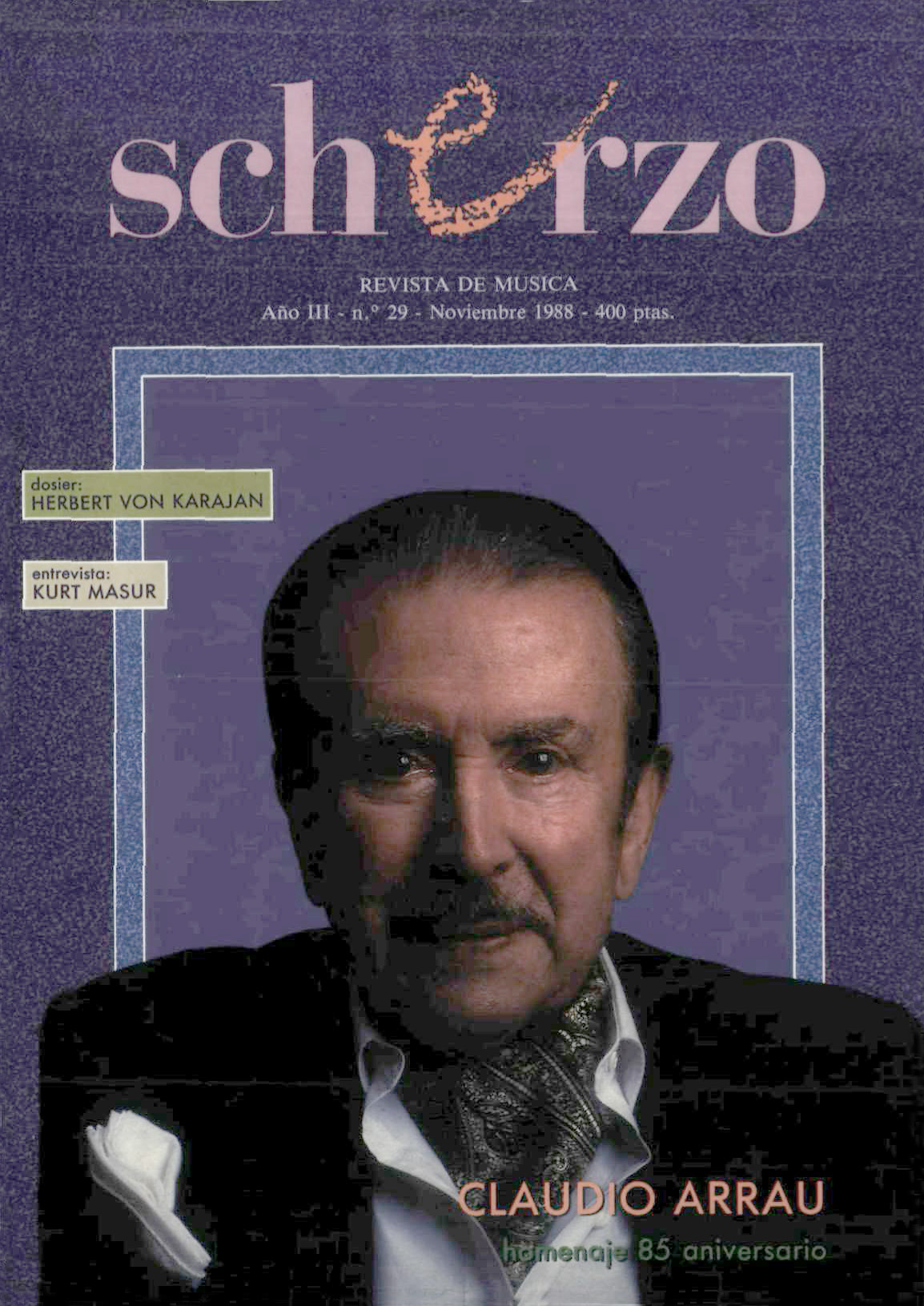 Scherzo: Revista - Noviembre 1988