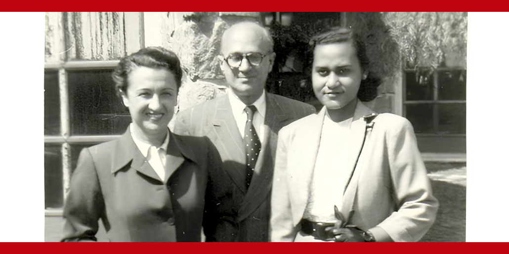 425 Carmen Dorronsoro, Rodolfo Halffter e Isolda Acevedo en el Conservatorio Nac. de Música de México, ca. 1965.