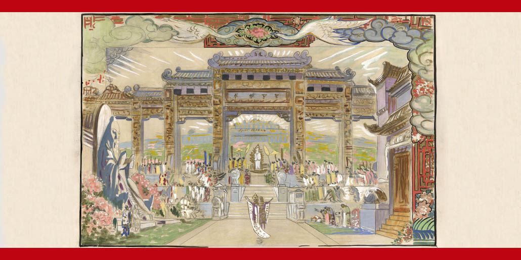 427 Centenarios II: Turandot escenografía Chini
