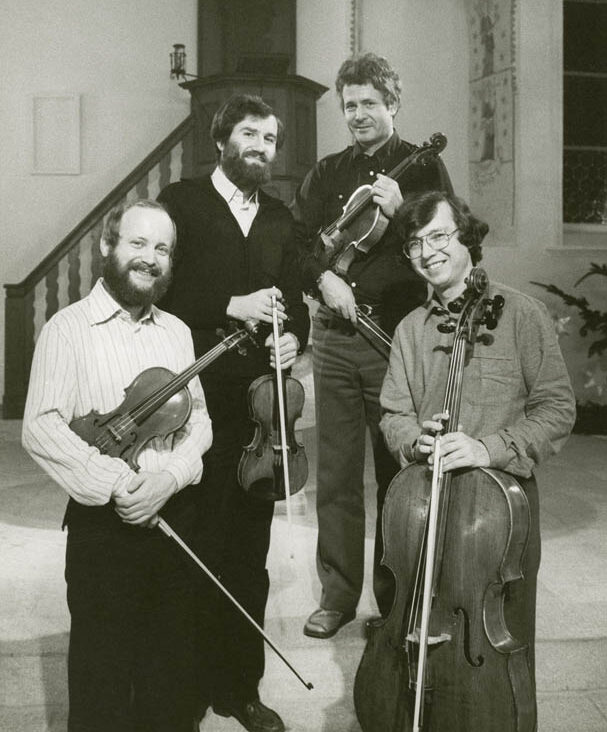 El Cuarteto Alban Berg en sus inicios.