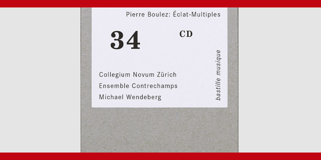 429 CD Pierre Boulez en los atriles suizos del Collegium Novum y Contrechamps