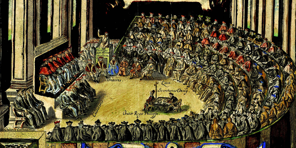 Sesión del Concilio de Trento